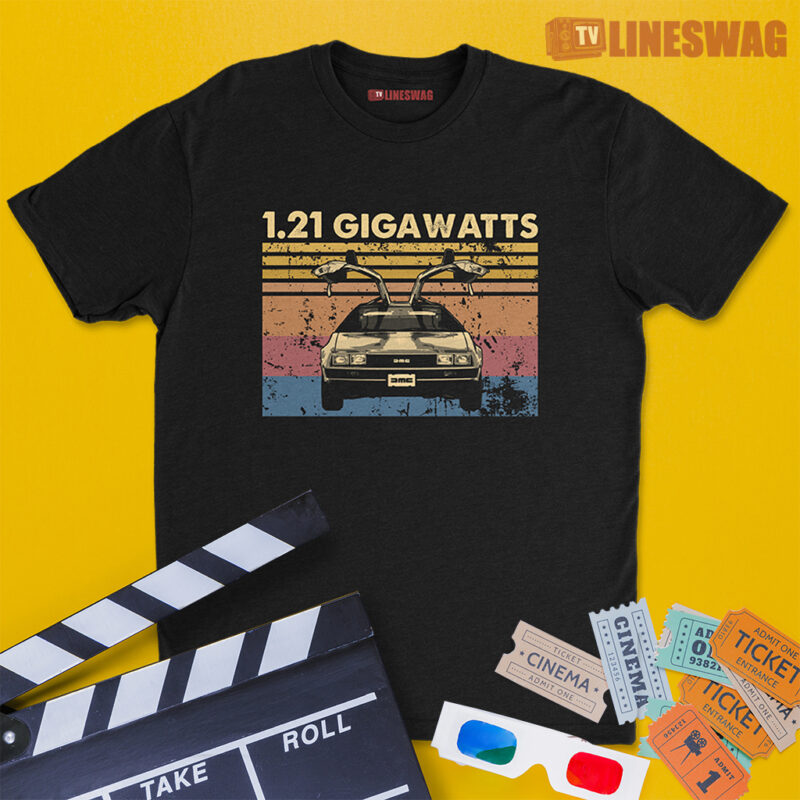 1.21 Gigawatts Vintage T-Shirt | Doc Brown | Back To The Future