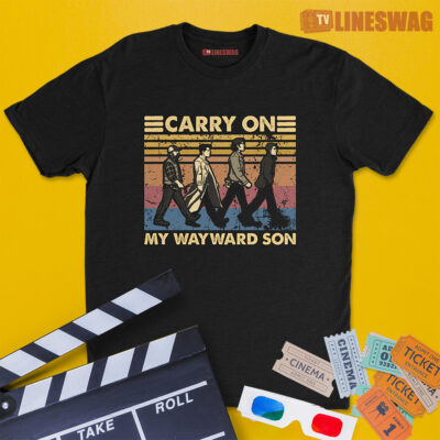 Carry On My Wayward Son Vintage T-Shirt | Supernatural