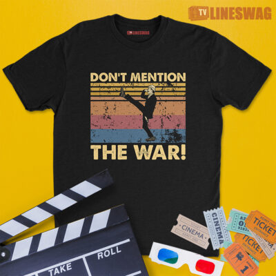 Don't Mention The War! Vintage T-Shirt | Basil Fawlty | Fawlty Towers