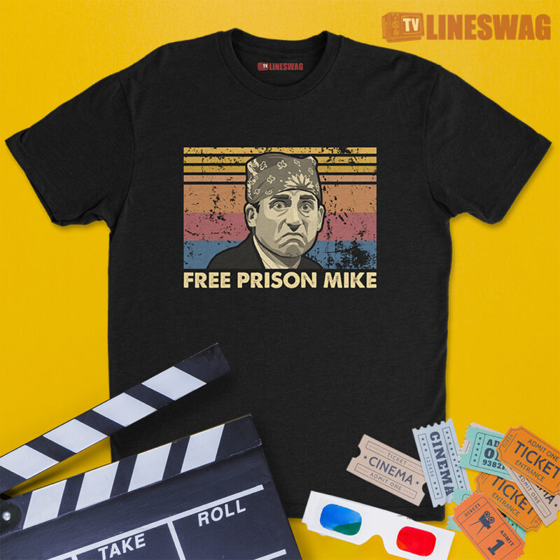 Free Prison Mike Vintage T-Shirt | Michael Scott | The Office