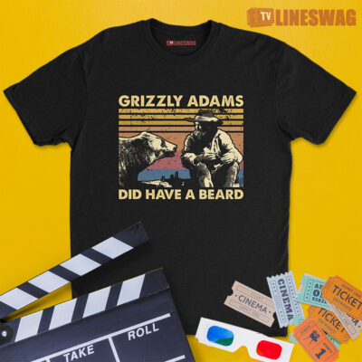 Grizzly Adams Did Have A Beard 2 Vintage T-Shirt | Jams Capen Adams | The Life And Time Of Grizzly Adams