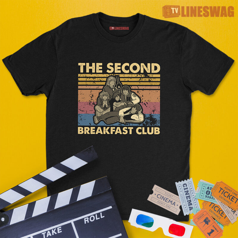 The Second Breakfast Club Vintage T-Shirt | Fifth Hobbit | Lord Of The Rings