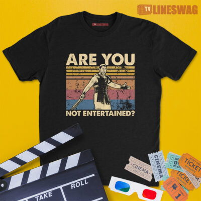 Are You Not Entertained 2 Vintage T-Shirt | Maximus | Gladiator