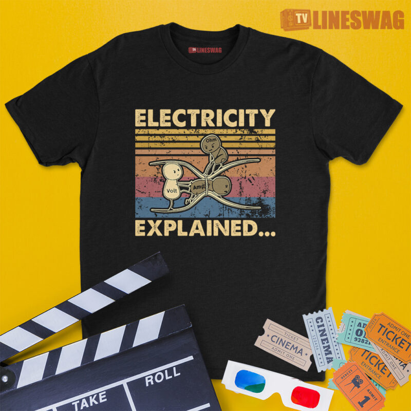 Electricity Explained Vintage T-Shirt