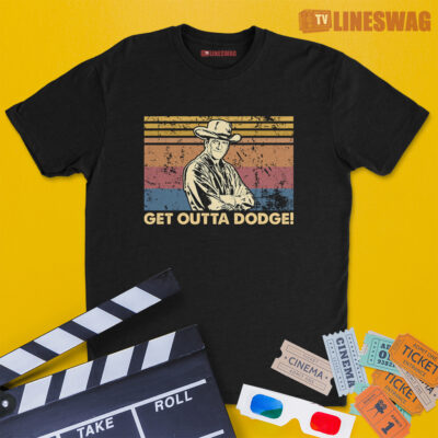 Get Outta Dodge! Vintage T-Shirt | Matt Dillon | Gunsmoke