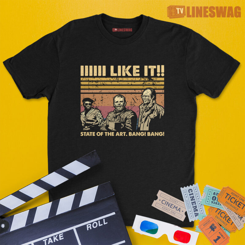 I Like It State Of The Art Bang Bang Vintage T-Shirt | Clarence Boddicker, Emil M. Antonowsky And Joe P. Cox | Robocop