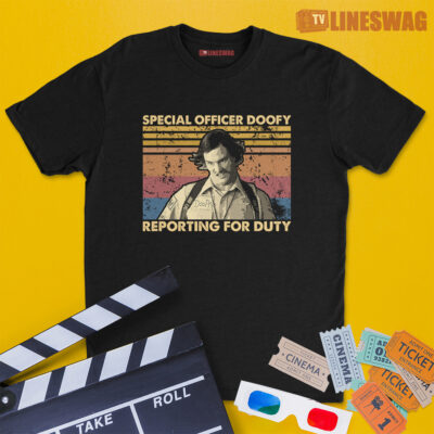 Special Officer Doofy Reporting For Duty 2 Vintage T-Shirt | Doofy | Scary Movie