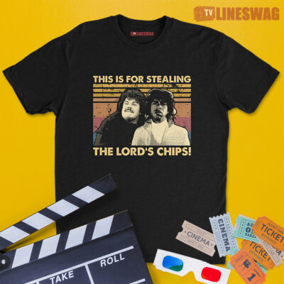 This Is For Stealing The Lord's Chips! Vintage T-Shirt | Nacho And Steven Esqueleto | Nacho Libre