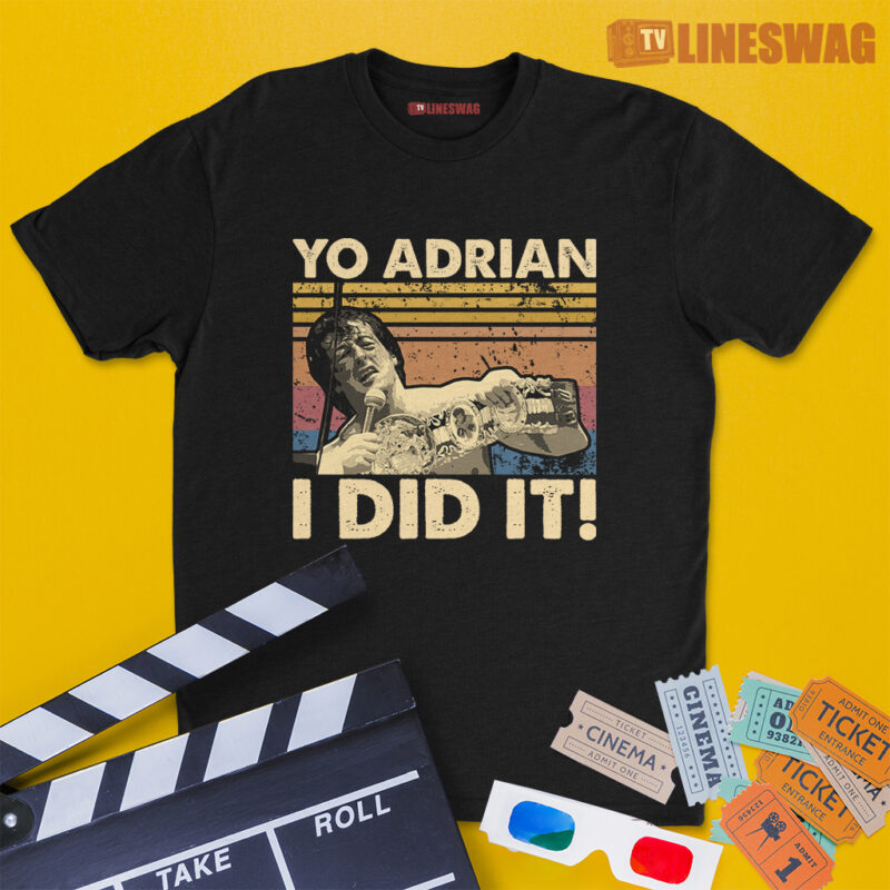 Yo Adrian I Did It 2 Vintage T-Shirt | Rocky Balboa | Rocky 2